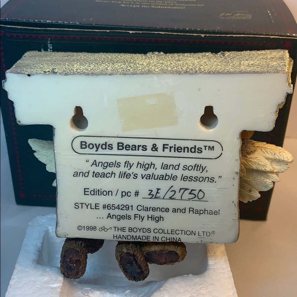 Vintage Boyds Bears - Wall Shelf - Angels Fly High - Picture 3 of 4
